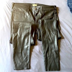 Leather True Religion Pants Size 29